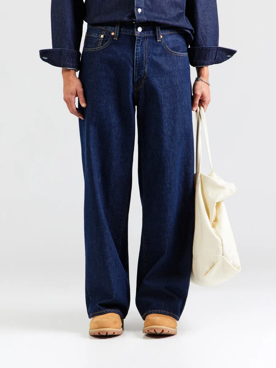Джинсы LEVI'S Baggy Jeans 'Baggy Wide Leg' темно-синего цвета — фото 2