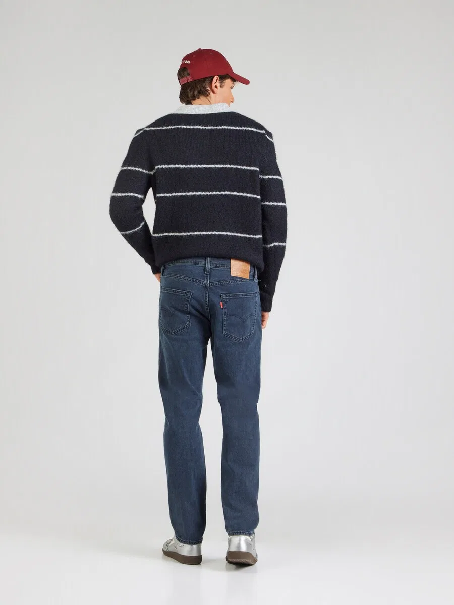Джинсы LEVI'S Regular '502 Taper Jeans' темно-синего цвета — фото 4