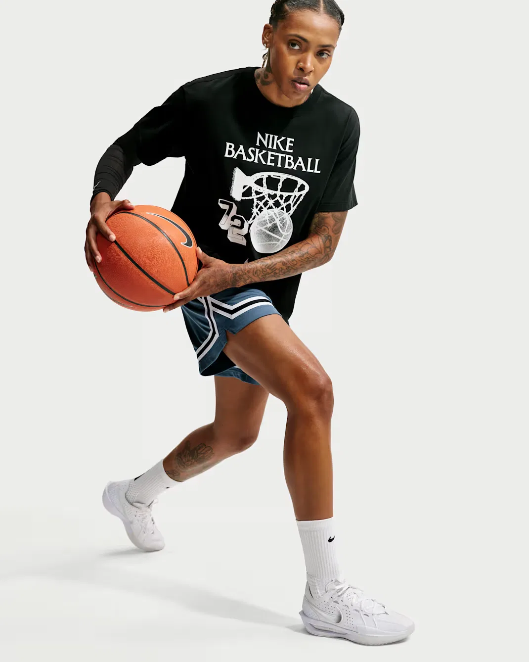 Женская баскетбольная футболка Dri-FIT Nike Move, Black — фото 3