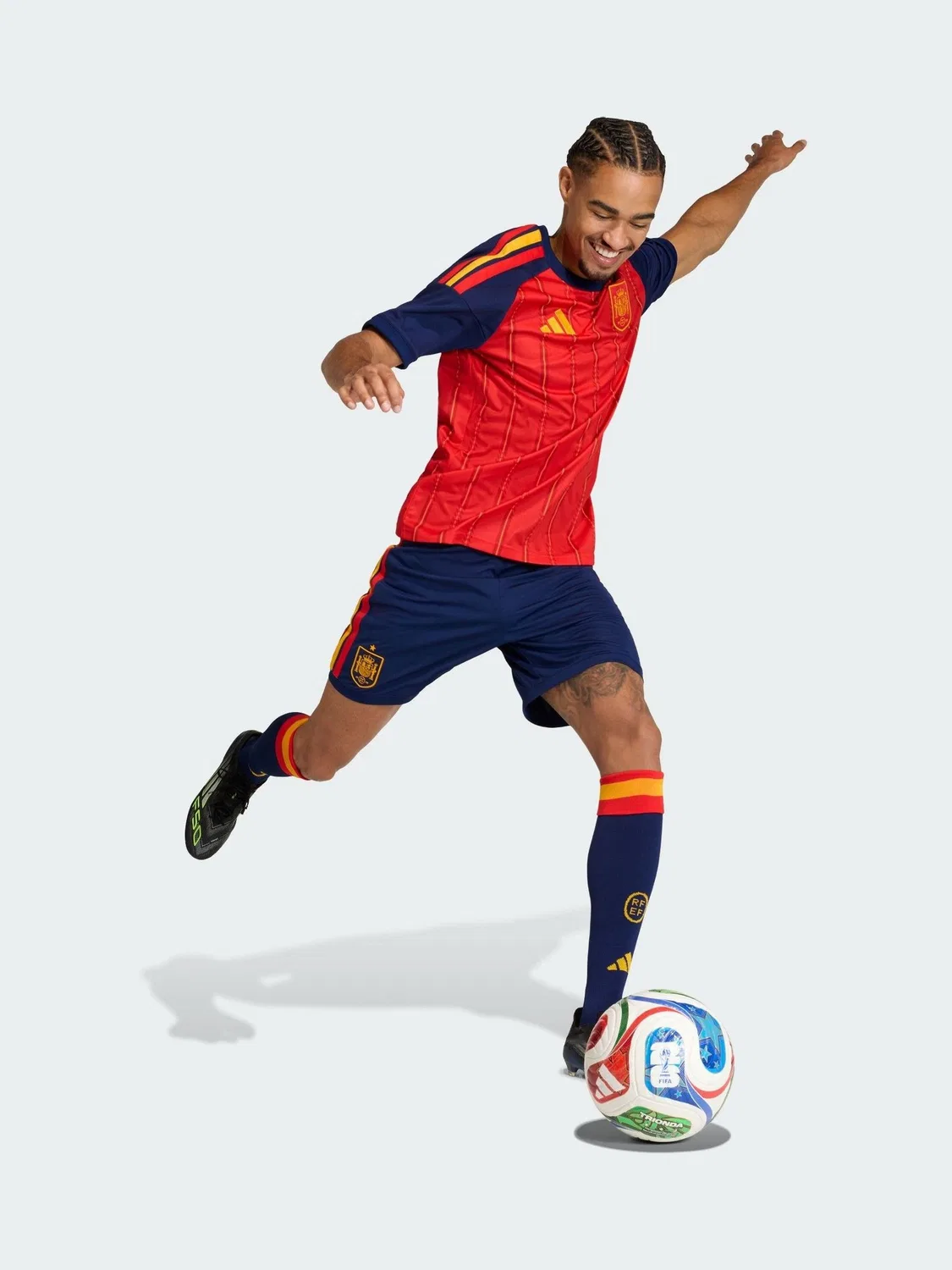 Шорты Spain 26 Home Replica adidas, синие — фото 3
