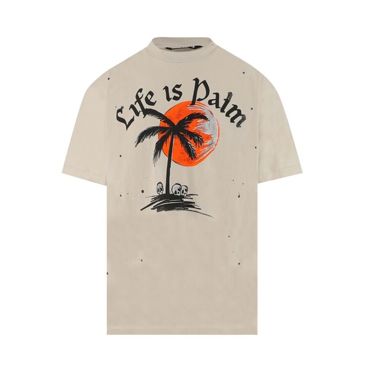 

Футболка Palm Angels GD Sunset Palm Classic Tee 'Off White', белый