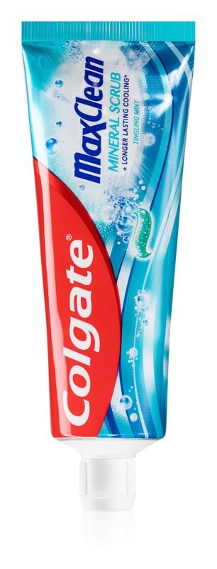 

Гелевая зубная паста свежее дыхание Colgate Max Clean Mineral Scrub
