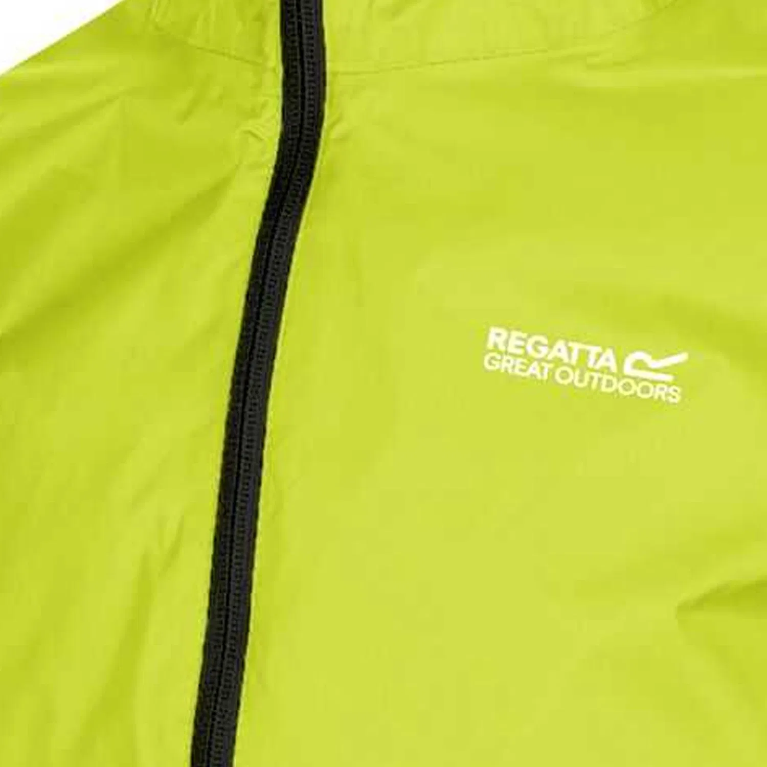 Детская куртка с капюшоном Great Outdoors Pack It Jacke III, Regatta, Sauregelb — фото 4