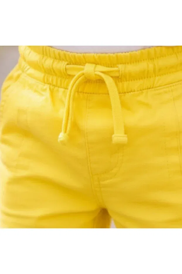 Детские шорты для мальчиков хлопковые Fancykidsantalya, Yellow — фото 4