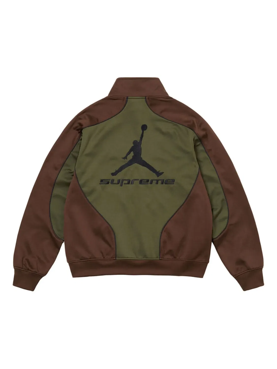 Куртка-трекинг x Jordan Tricot Supreme, зеленый — фото 2