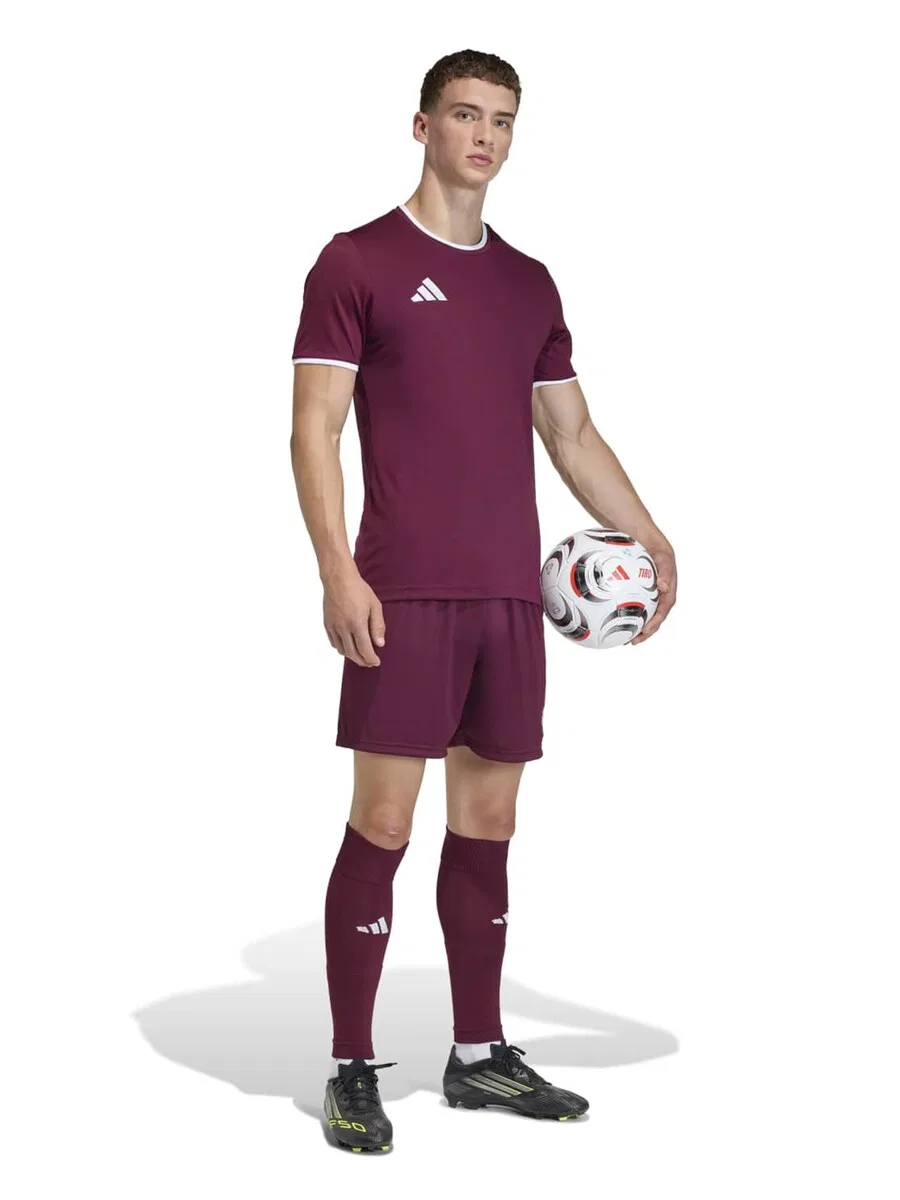 Спортивная футболка ADIDAS PERFORMANCE Performance Shirt 'Entrada26' бордового цвета — фото 4