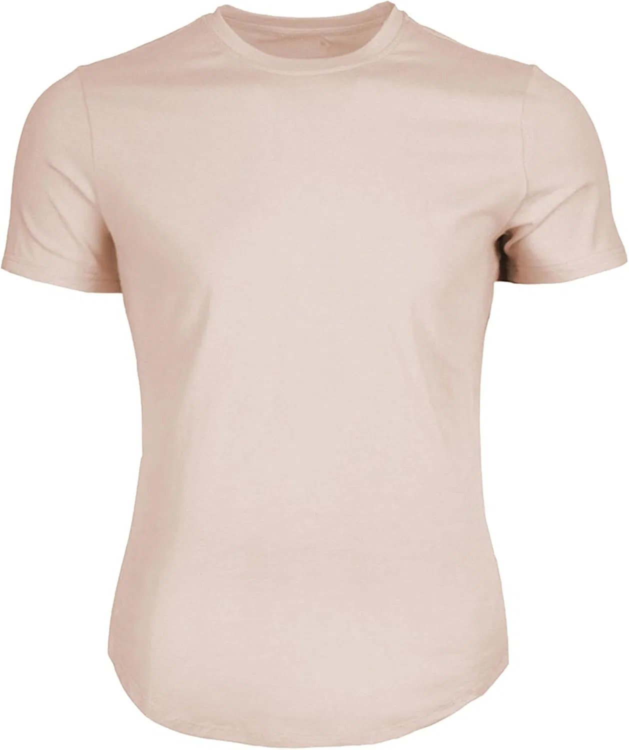 Мужская футболка с длинным низом Slim Fit Generic, Khaki