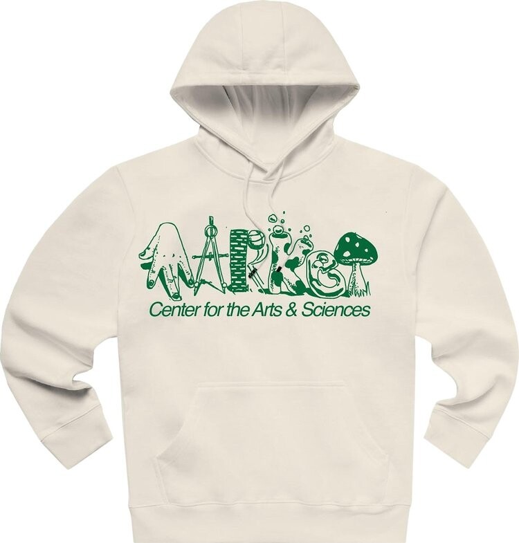 

Худи Market Smiley Arts & Sciences Hoodie 'Sand', загар, Белый, Худи Market Smiley Arts & Sciences Hoodie 'Sand', загар