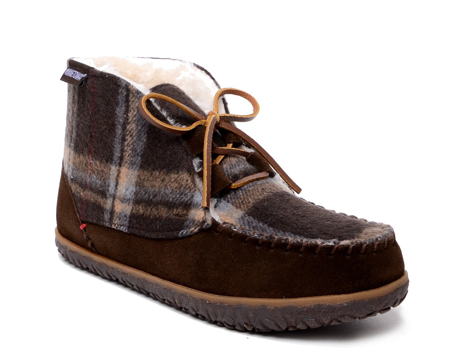 Тапочки-сапожки Minnetonka Torrey, коричневый
