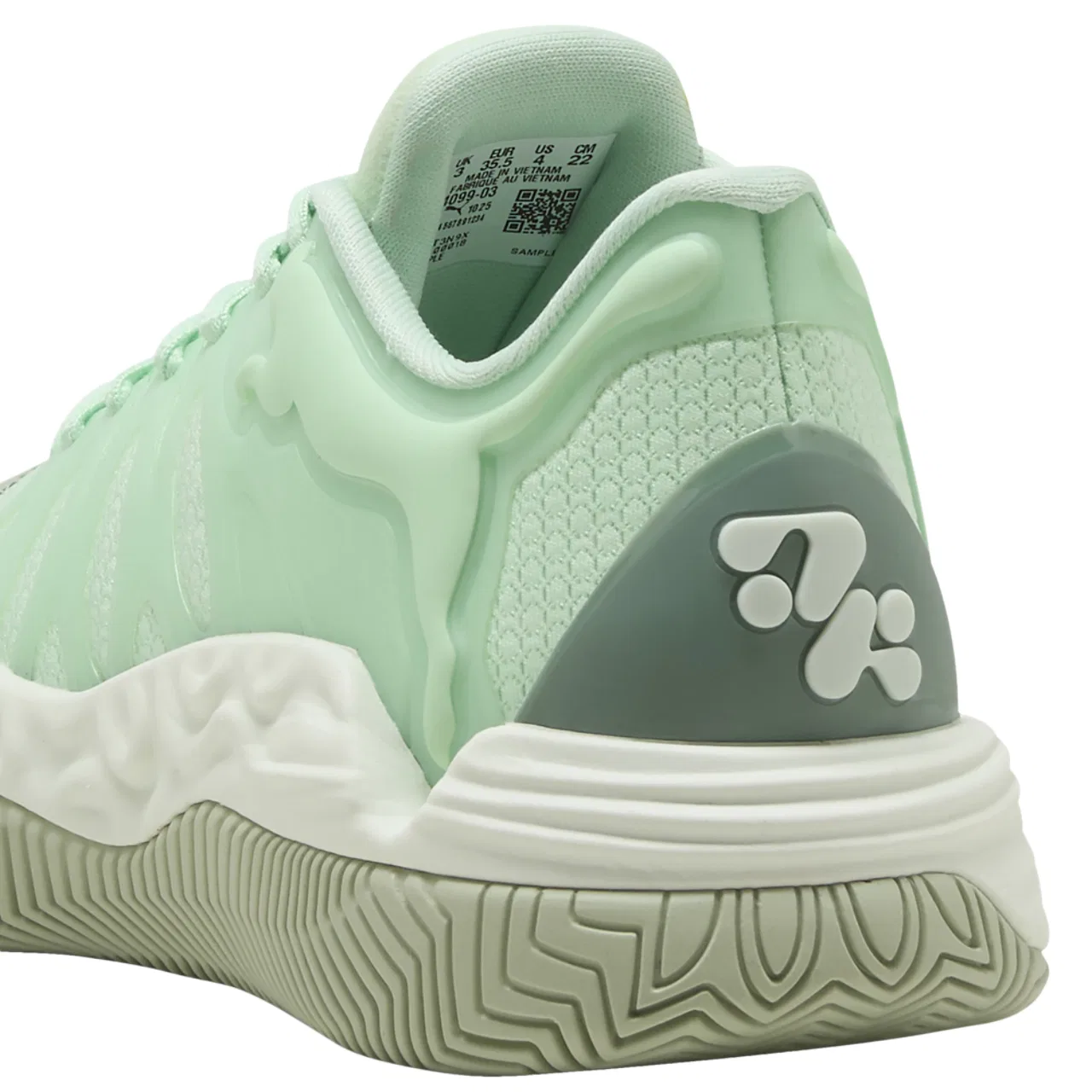 Детские кроссовки для мальчиков с NITROFOAM PUMA Hali 1, Fresh Mint Green Moon — фото 3