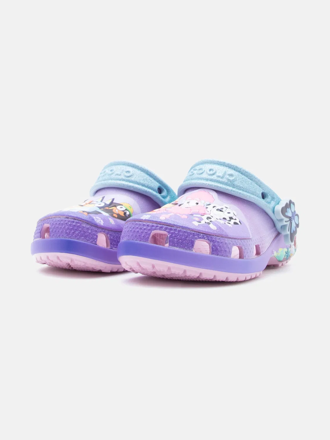 Сандалии Crocs Classic Bluey в розовом цвете — фото 2