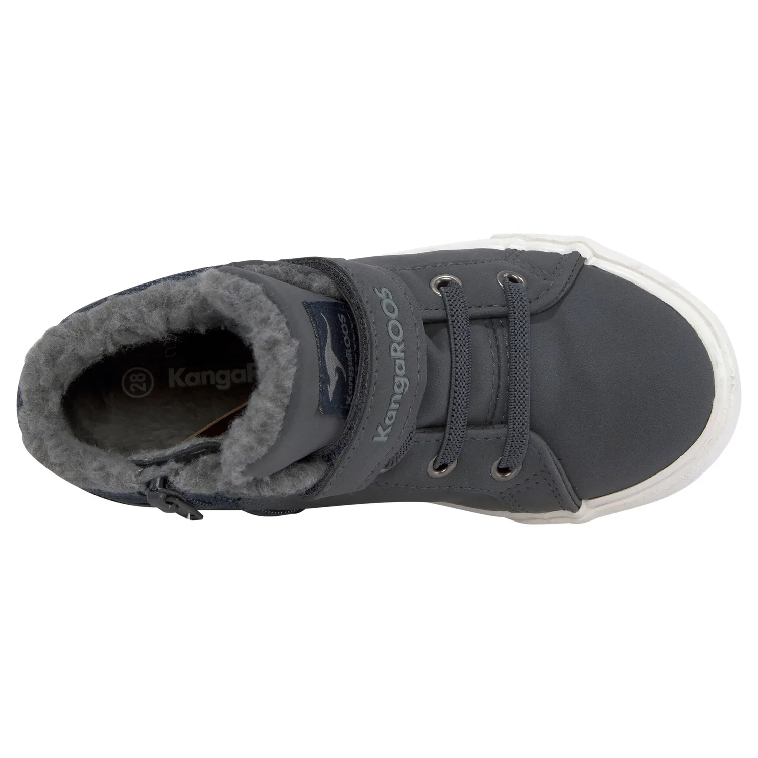 Детские зимние кроссовки с утеплением Kavu III KangaROOS, Navy — фото 4