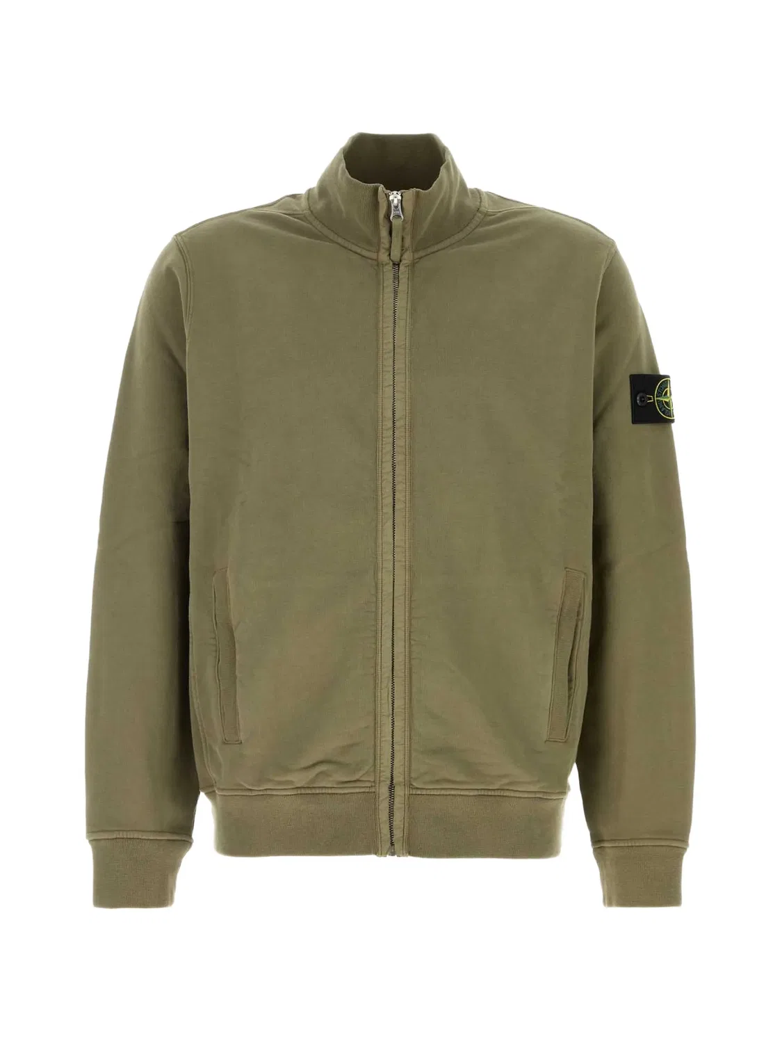 Толстовка с нашивкой логотипа Stone Island, зеленый