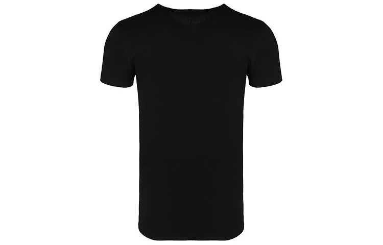 Мужская футболка с коротким рукавом, комплект из 2 штук, EMPORIO ARMANI, Black — фото 4