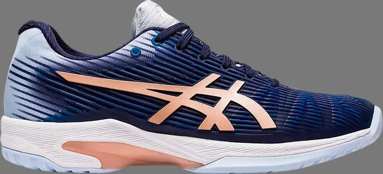 

Кроссовки wmns solution speed 'peacoat rose gold' Asics, синий