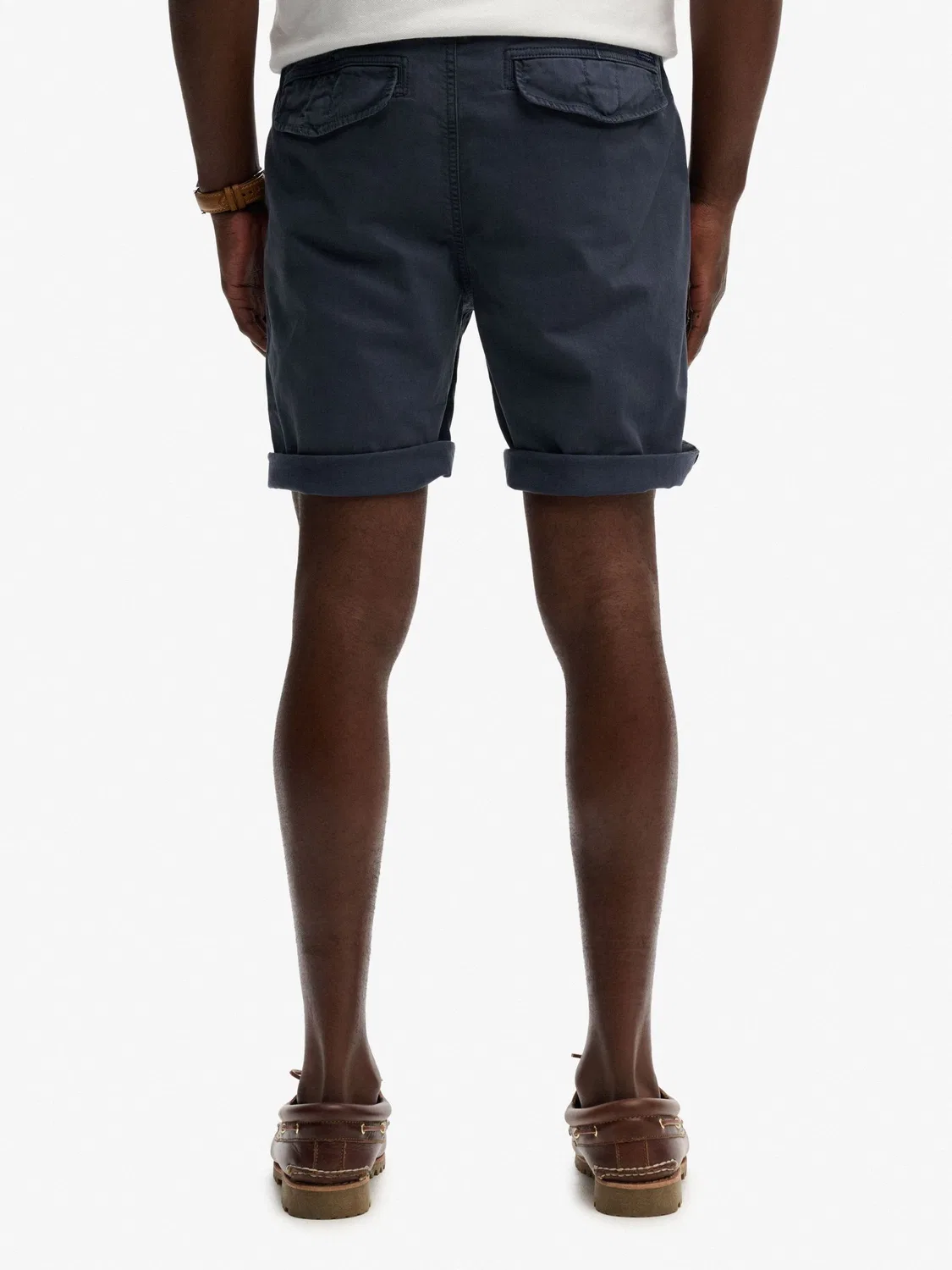 Шорты чинос прямого кроя Utility Chino Shorts Superdry, синий — фото 2
