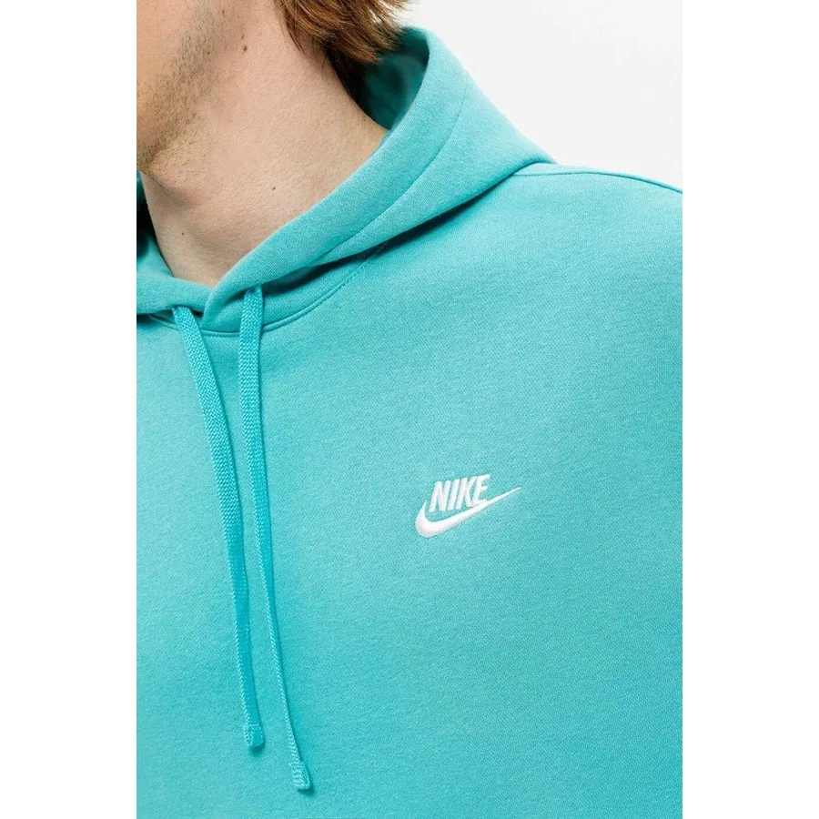 Свитшот мужской с капюшоном и длинным рукавом Nike NSW Club Po Mavi, S, Синий — фото 2