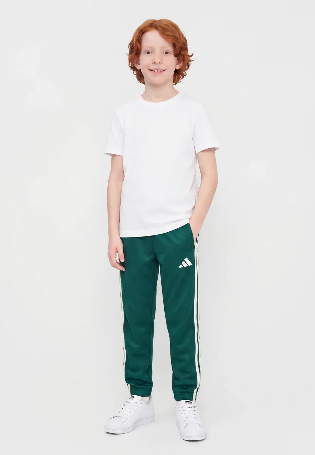 Спортивные брюки для стадиона унисекс - спортивные штаны Adidas Performance, Collegiate Green/Ivory