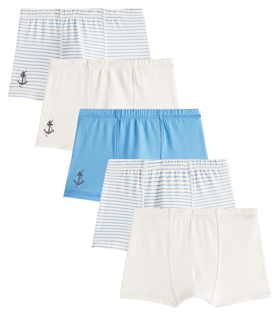 

Комплект из 5 хлопковых трусов-боксеров Konges Sløjd, Stripe Provence Mix