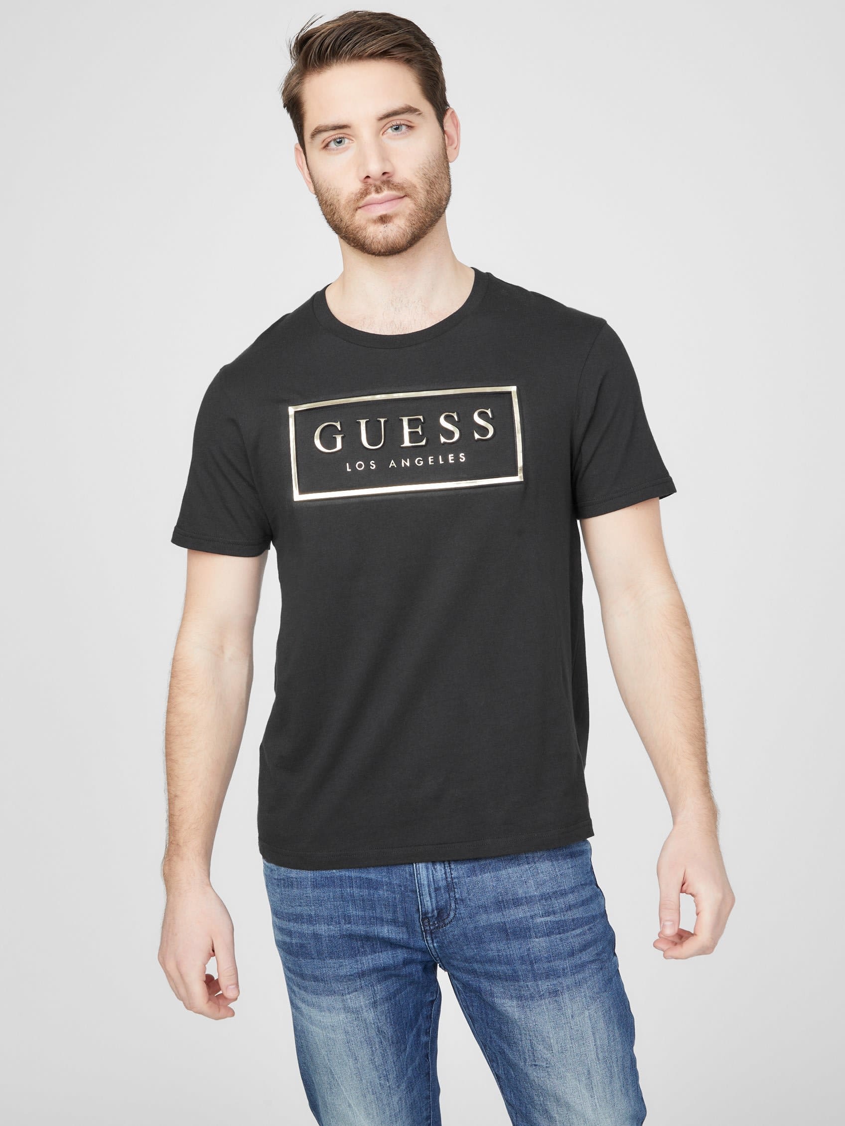 

Футболка с тисненым логотипом Colt Guess Factory, черный