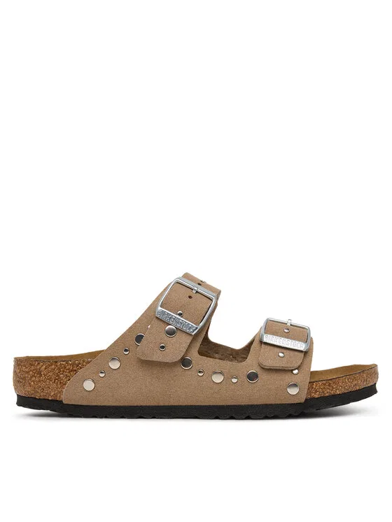 Шлепанцы Arizona Rivet Birkenstock, бежевый