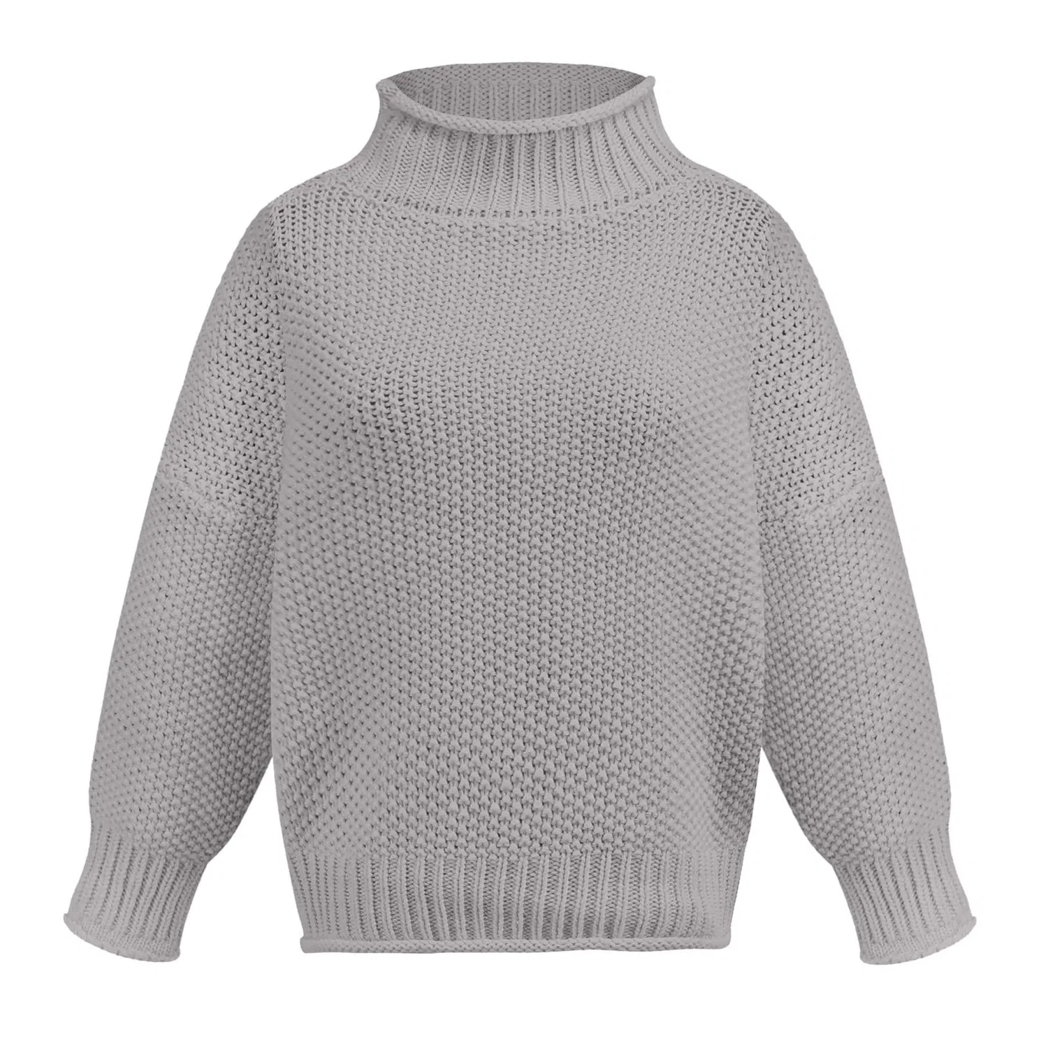 Женский удлиненный кардиган с жемчужной отделкой, Grey — фото 4