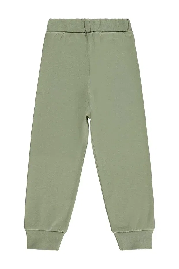 Детские спортивные штаны для мальчиков с принтом Cool printed Civil Boys, Soft Khaki — фото 2