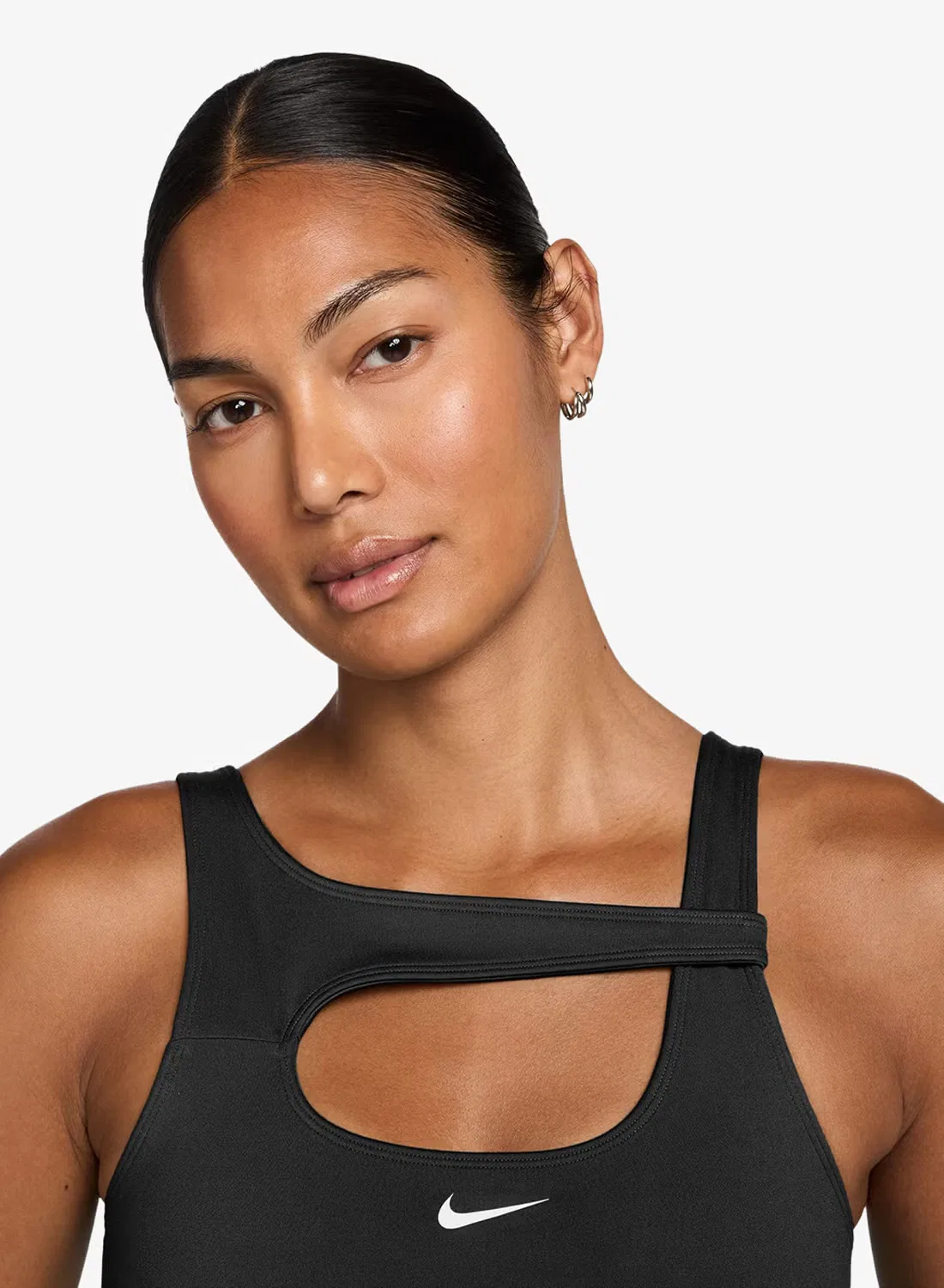 Бюстгальтер спортивный средней поддержки 1 Bra Capsule Nike, черный — фото 3