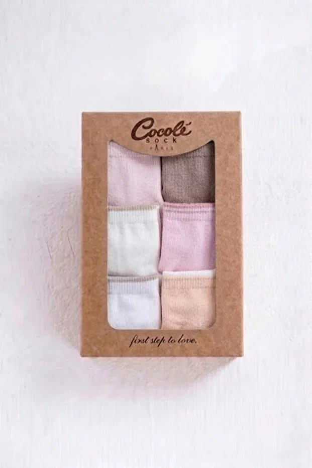 Детский комплект носков для девочек хлопковый Cocole Socks, Multicolor