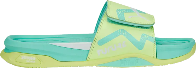 

Сандалии Puma Dream Nitro Future Slide Yellow Electric Peppermint, желтый