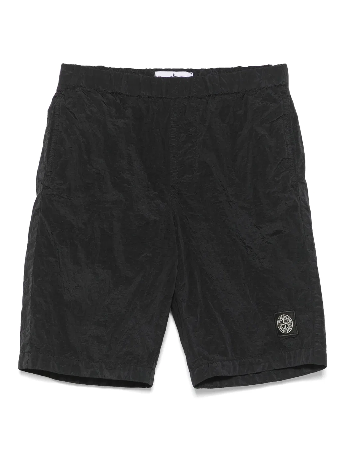 Stone Island Шорты из черного полиамида