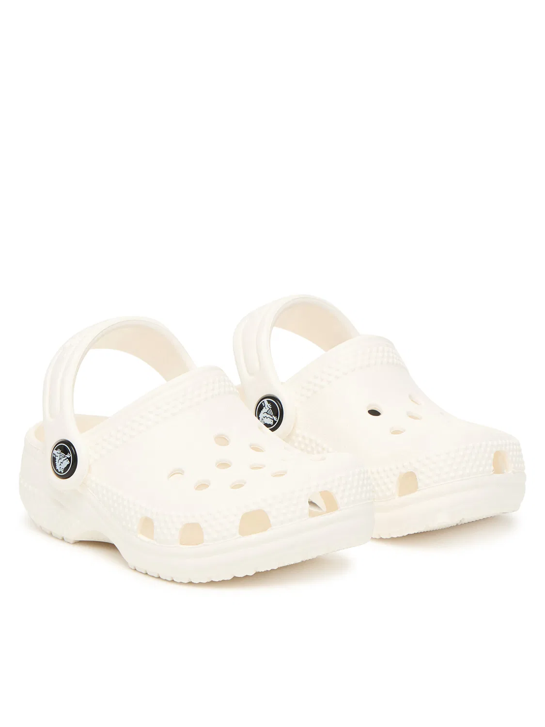 Шлепанцы для девочки Infant Littles Clog Crocs, белый — фото 2