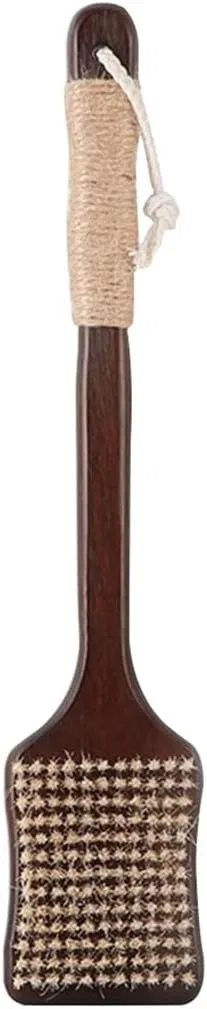 Щетка для тела с длинной ручкой, Bamboo, Black Brown A Generic