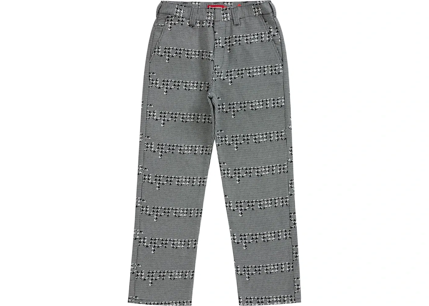 Мужские брюки с принтом Pant (FW20) Supreme, Black Houndstooth