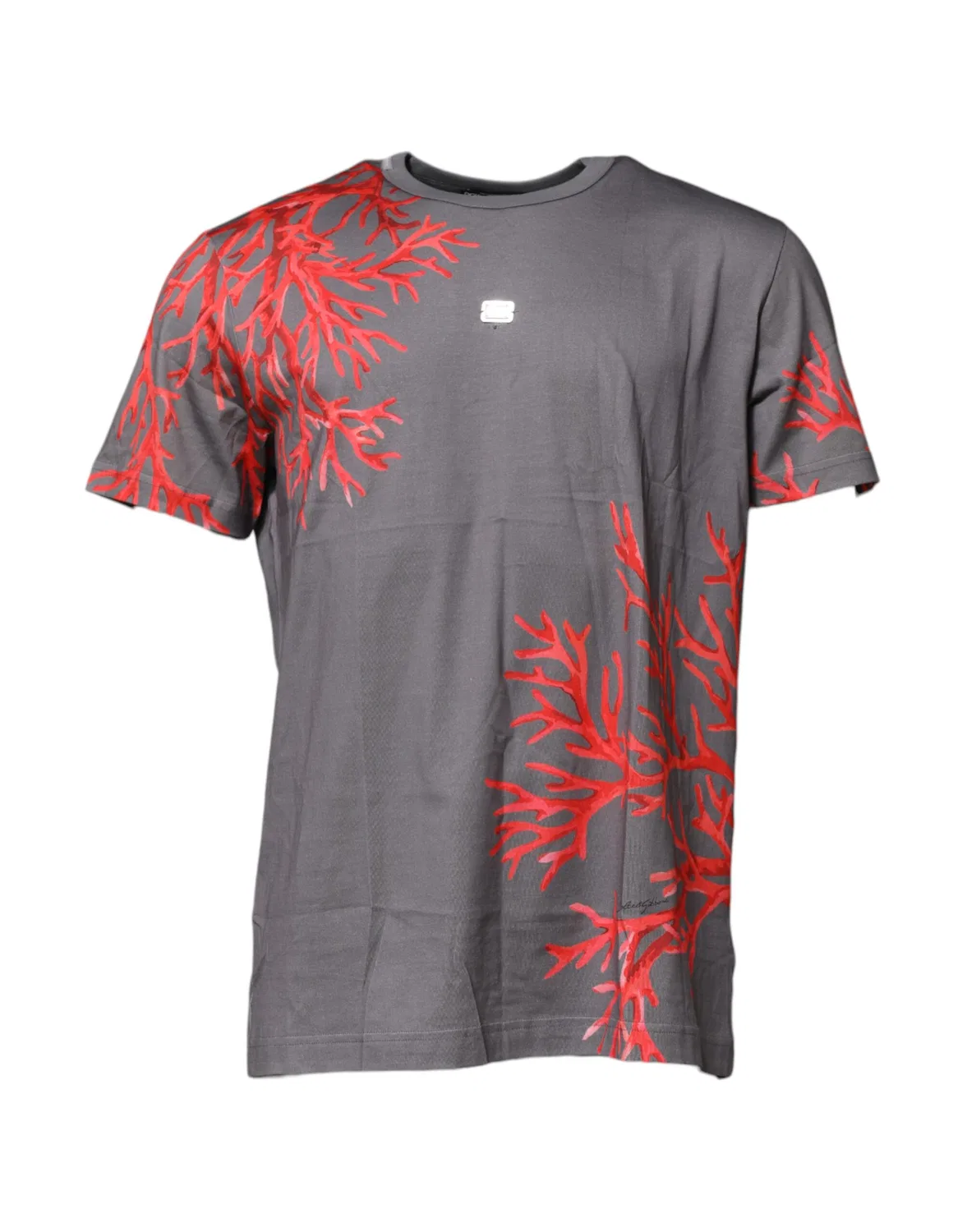 Мужская футболка с принтом коралла Pullover T-shirt Dolce & Gabbana, Gray