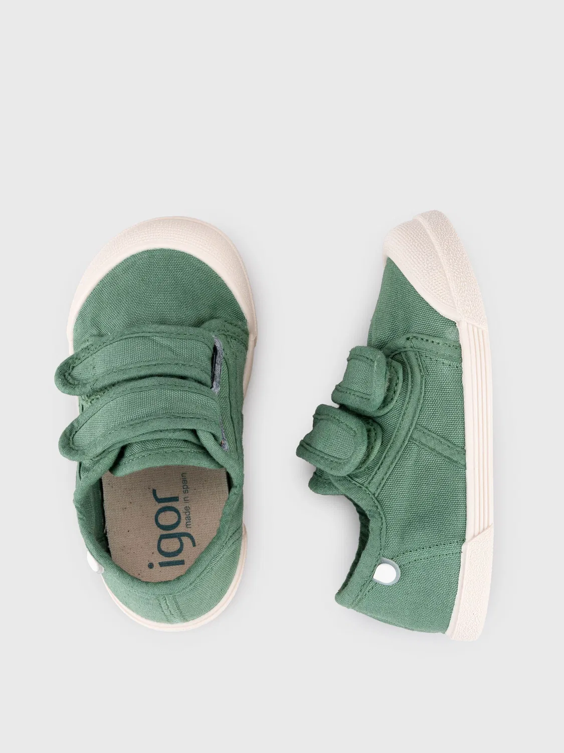 Кеды Igor Green Lona Canvas, зеленые — фото 4