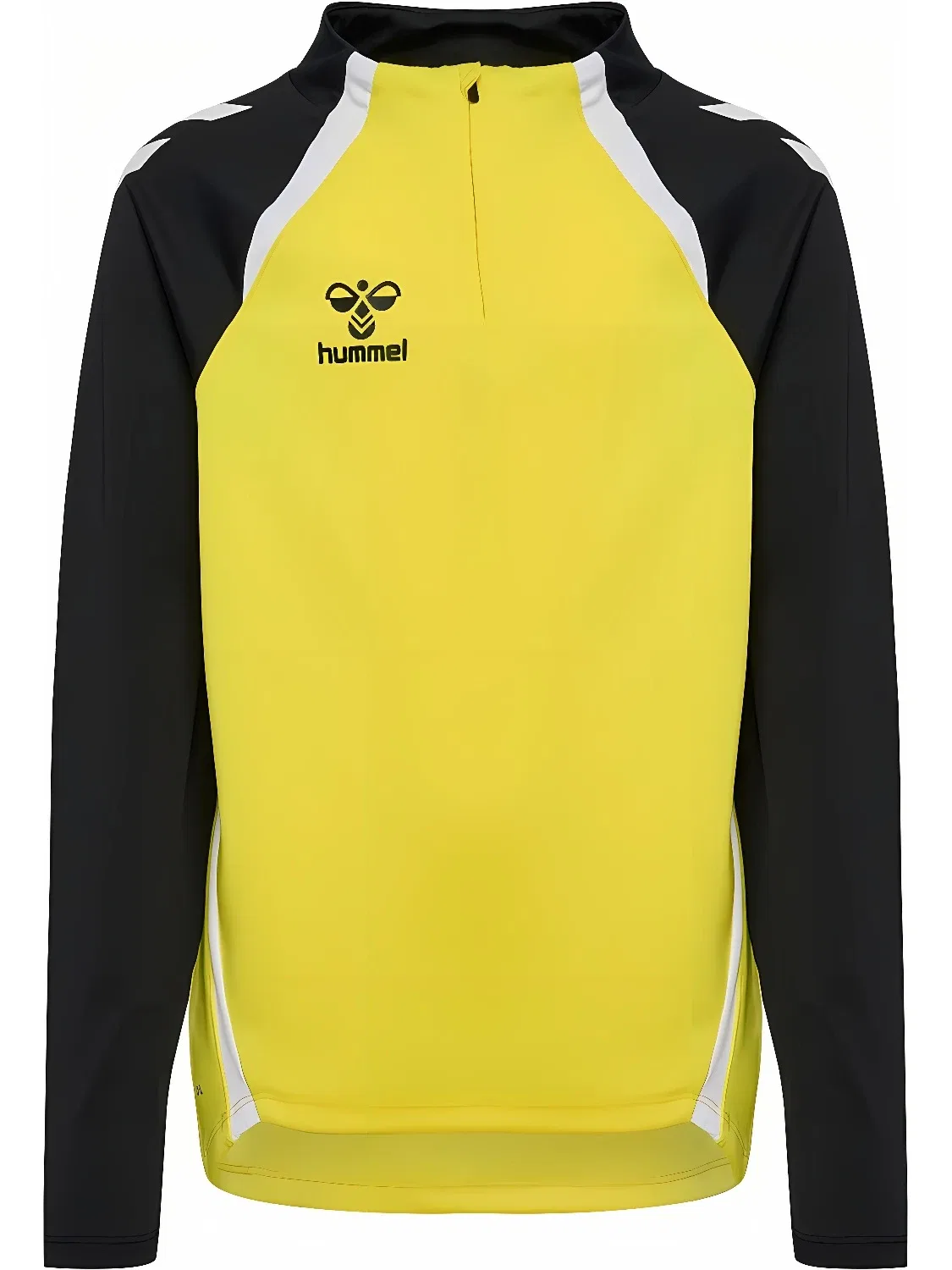 Детская тренировочная куртка с длинным рукавом Lead 2.0 Half Zip Hummel, желтый — фото 2