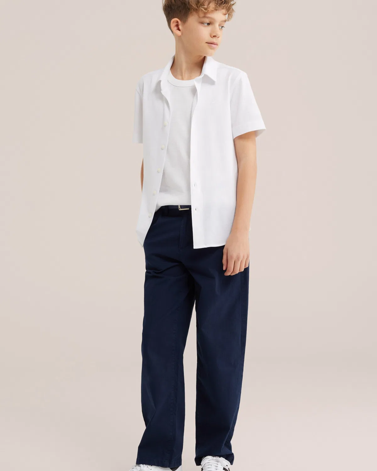 Рубашка на пуговицах стандартного кроя We Fashion, White — фото 4