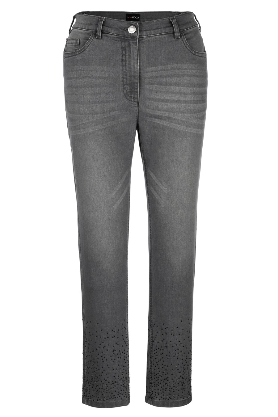 

Джинсы MIAMODA Slim fit Jeans, серый деним