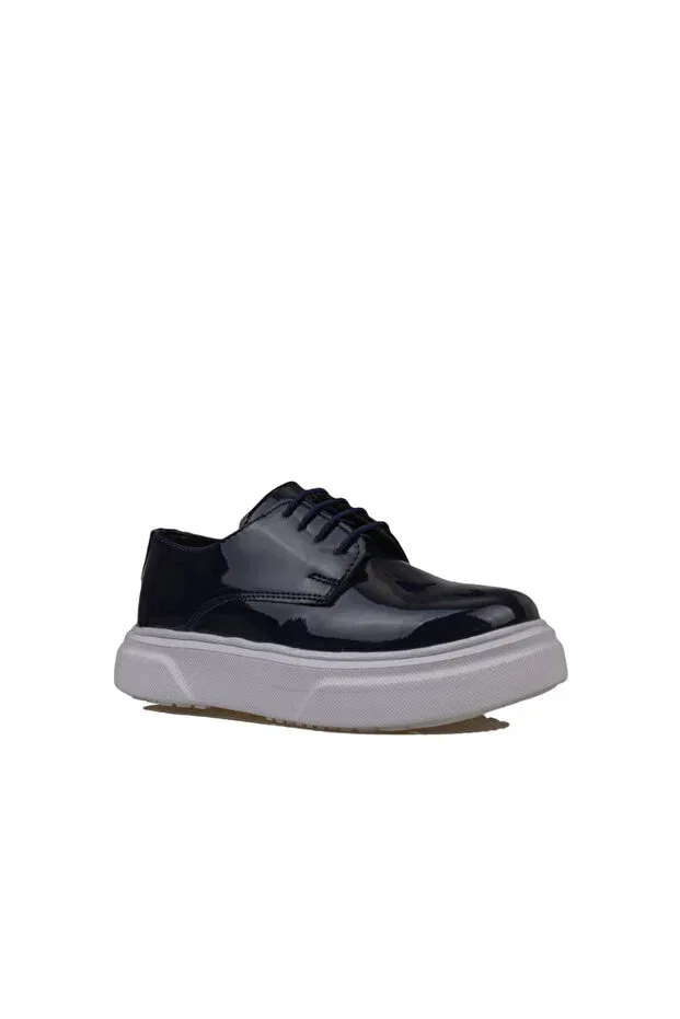 Детские туфли для мальчиков на шнуровке Trend Adımlar, Navy Blue — фото 3