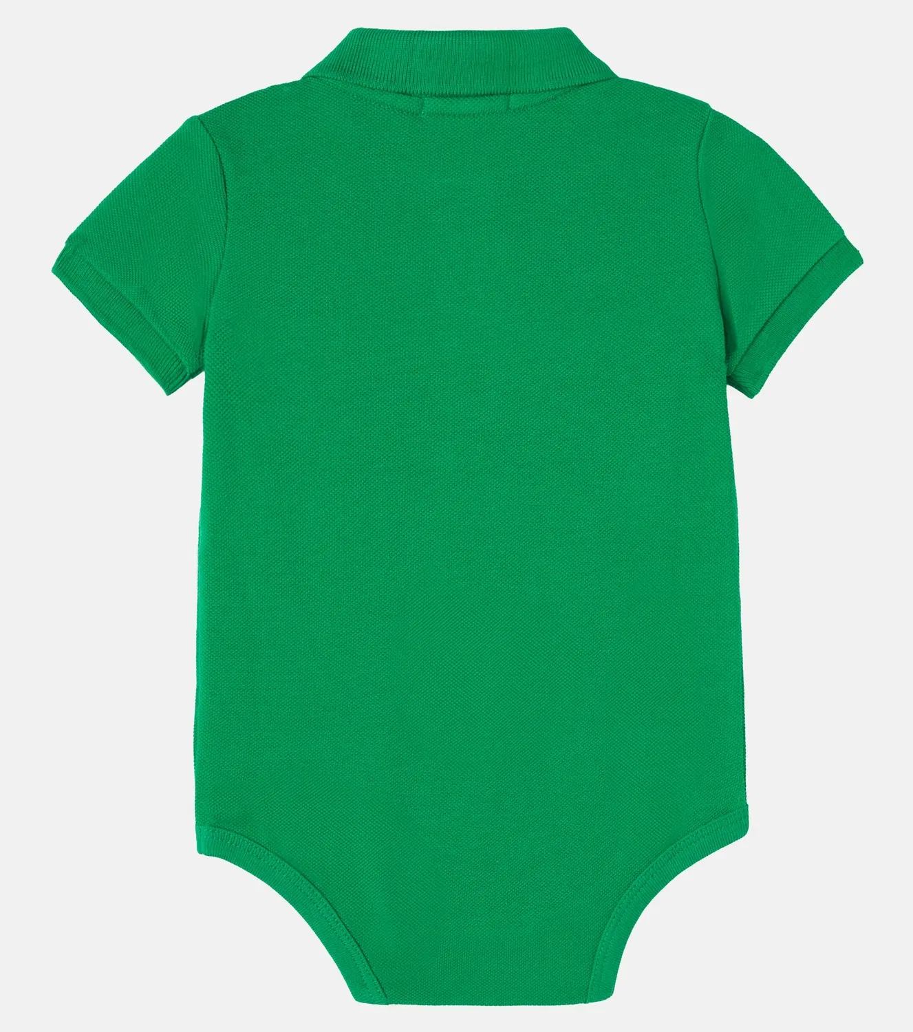 Комбинезон с воротником-поло Polo Ralph Lauren Kids, зеленый — фото 2