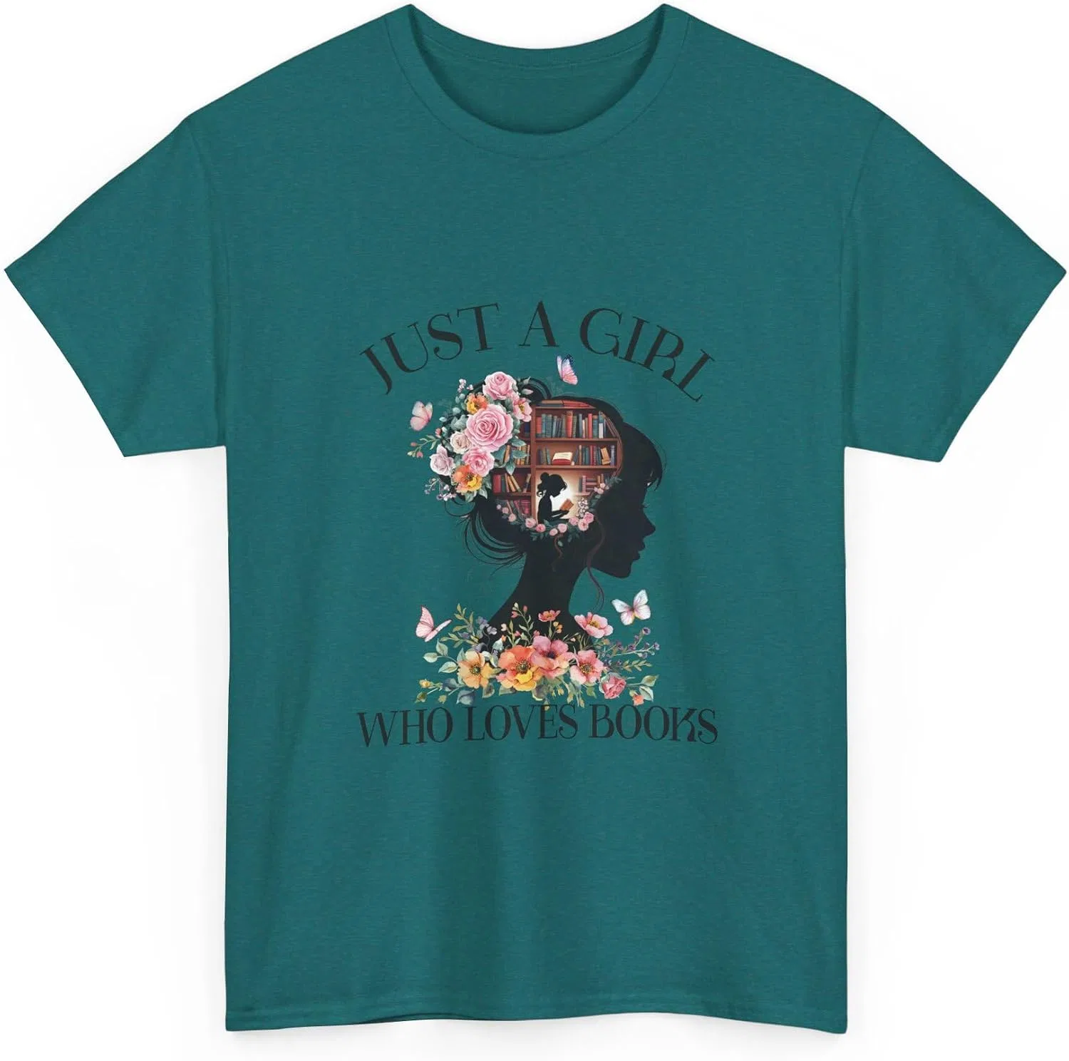 Мужская футболка Book Lover Unisex Tee, Antique Jade Dome — фото 3