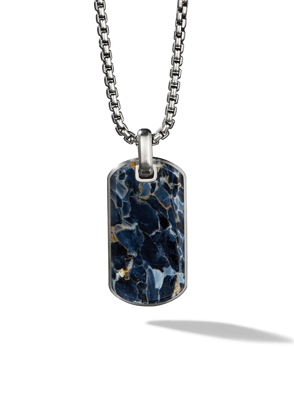 

Серебряная подвеска Chevron (35 мм) David Yurman, серебяный