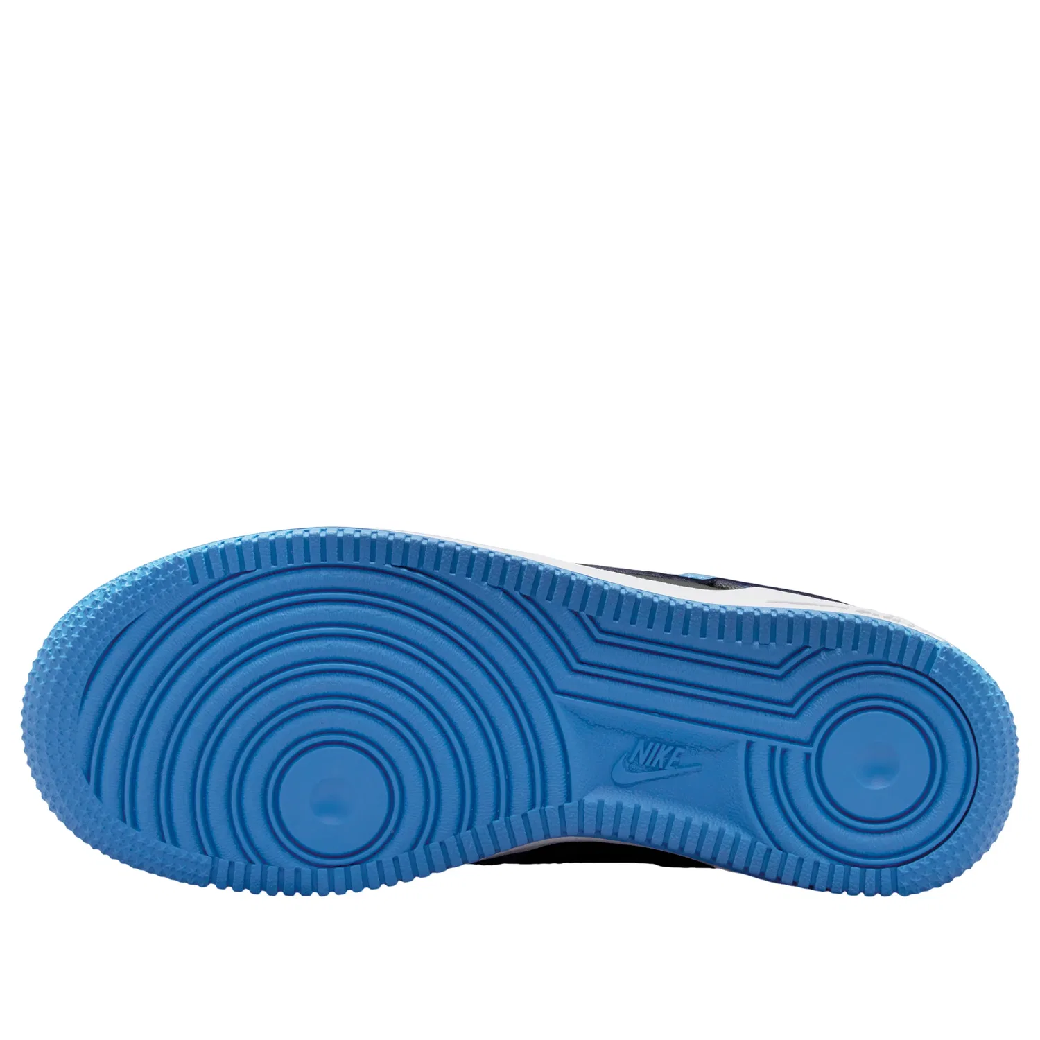 Детские кроссовки с синтетическим верхом Air Force 1 Low 'Black Court Blue' Nike, Black/Court Blue/White/Dutch Blue — фото 3