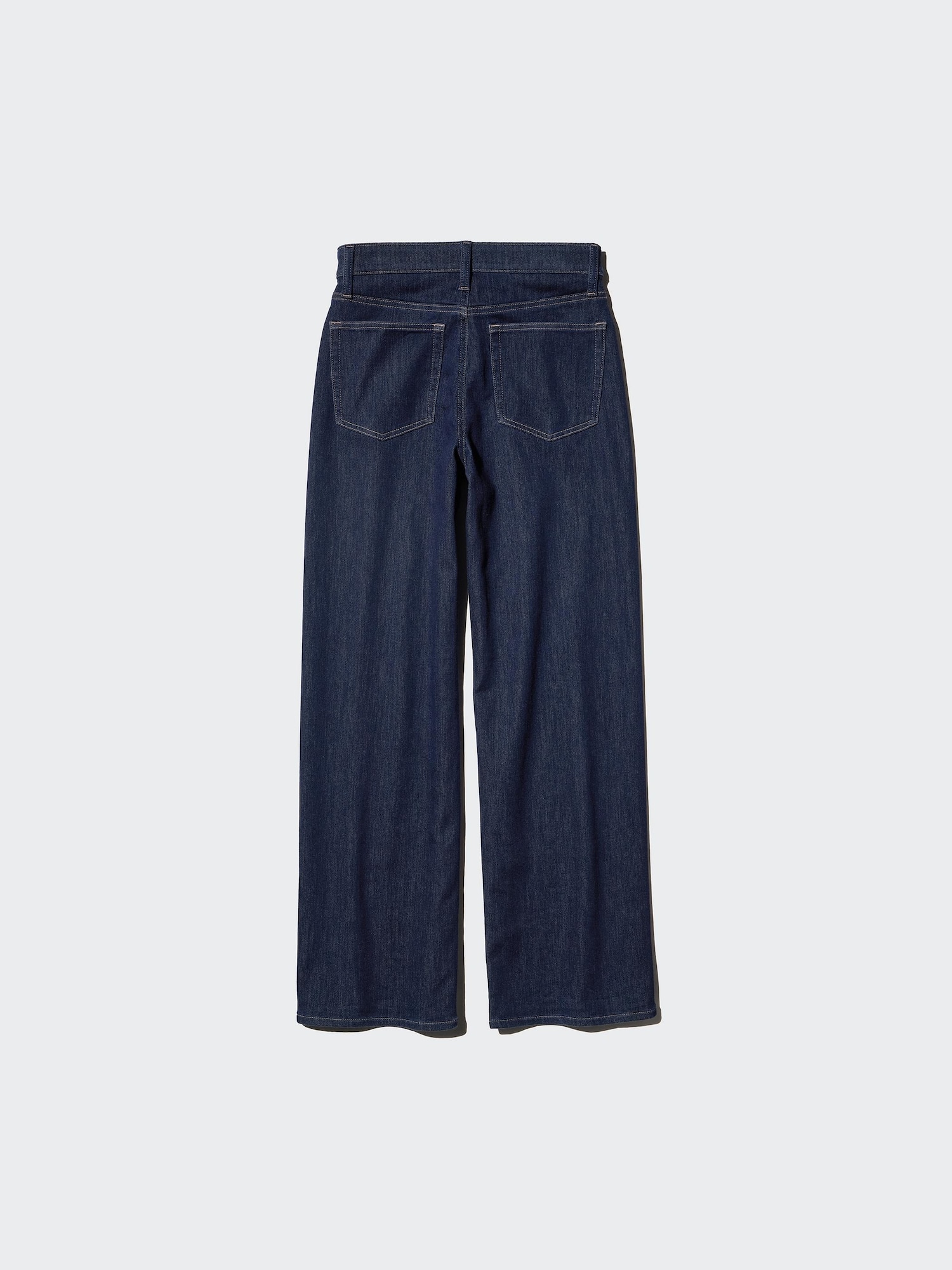 Джинсы  Uniqlo EZY Wide Straight Longer Length, 69 темно-синий — фото 3