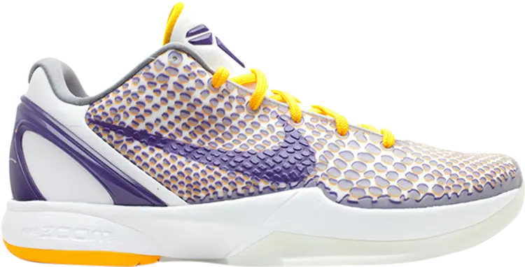 

Кроссовки Nike Zoom Kobe 6 '3D Lakers', белый
