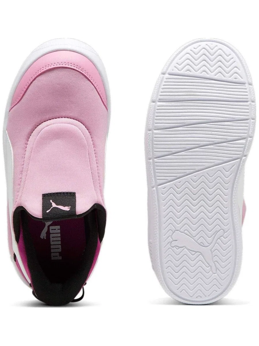 Кроссовки PUMA 'Courtflex V3' розового цвета — фото 2