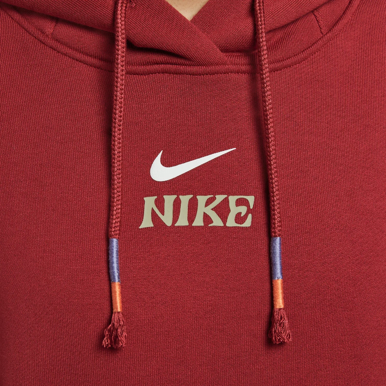 Женское худи Sportswear Fleece Hoodie Asia Sizing 'CNY Pegasus' Nike, Red/Gold — фото 3