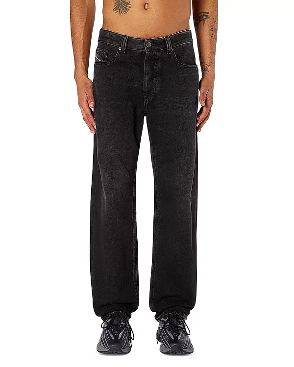 Мужские джинсы прямого кроя 2024 Macs L.32 Regular Fit Jeans Diesel, Black/Denim