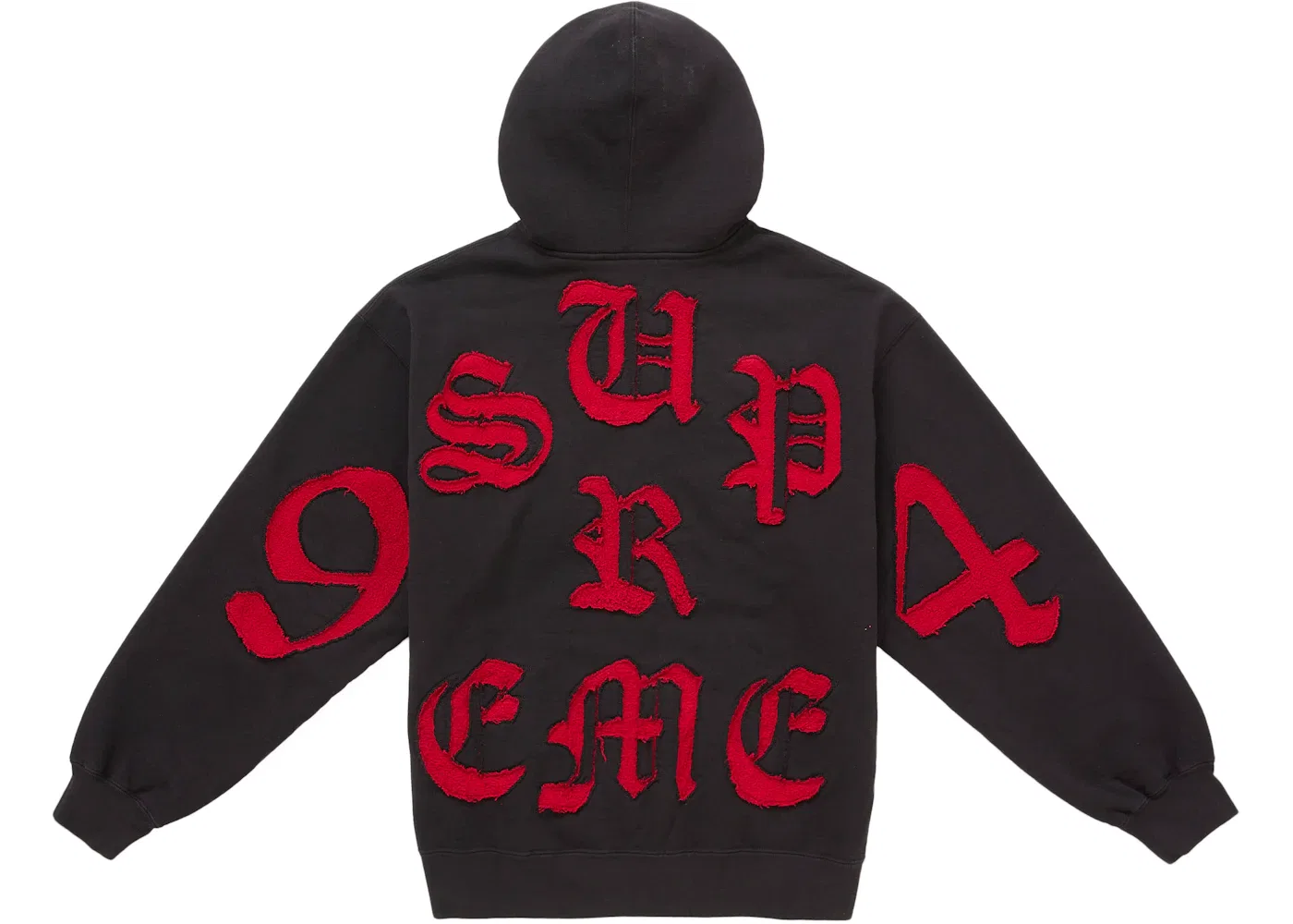 Мужская худи с вырезами Supreme Sweatshirt, Black